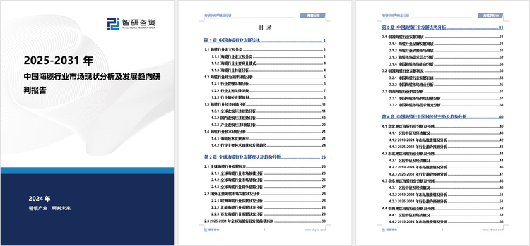 BB电子模拟器|智研咨询发布《2024版中国海缆行业市场分析及投资前景研究报告(图2)